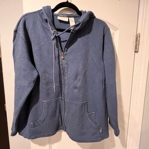 ~Liz Claiborne~ Blue Zip-Up Hoodie